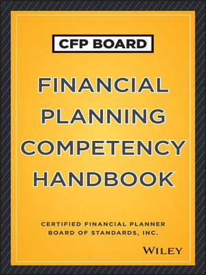CFP Board Financial Planning Competency Handbook Wiley Finance